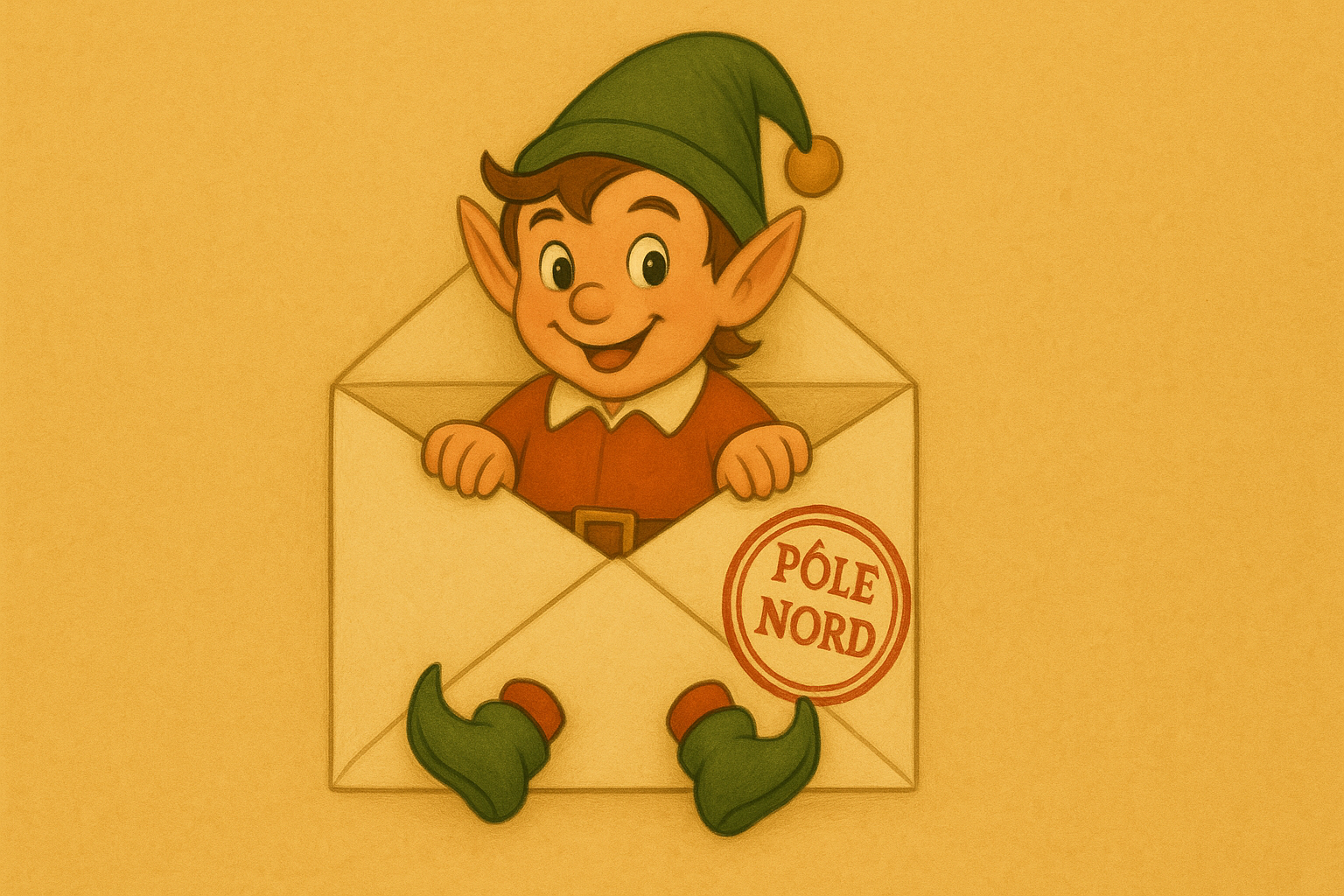 Un lutin dans le courrier ? Surprise magique !