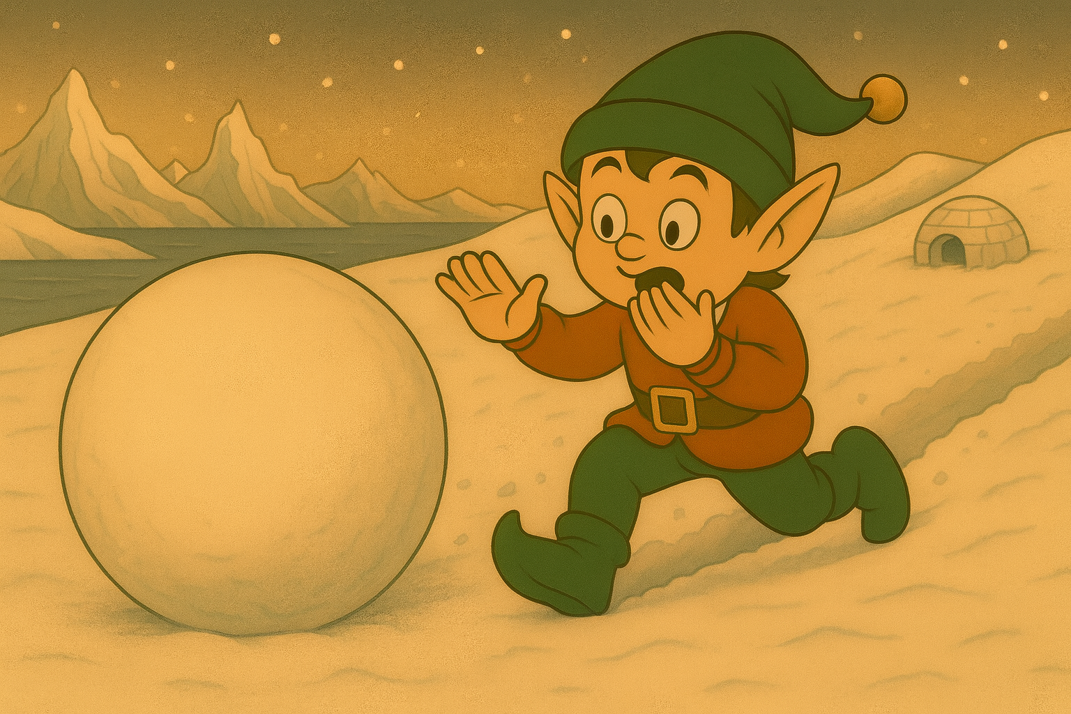 La boule de neige qui roulait trop vite